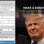 Présidentielle USA - Page de dons de D.Trump