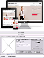 Agence digitale - maquettte ergonomique