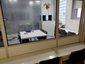 Salle observation glace sans tain